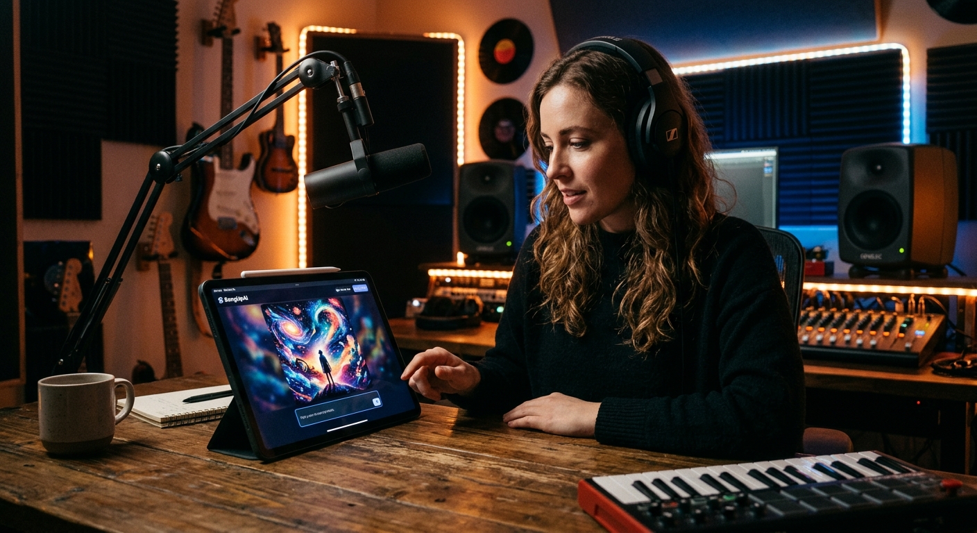 Unleash Your Vision: Create Stunning AI Album Cover Art with SongUpAI