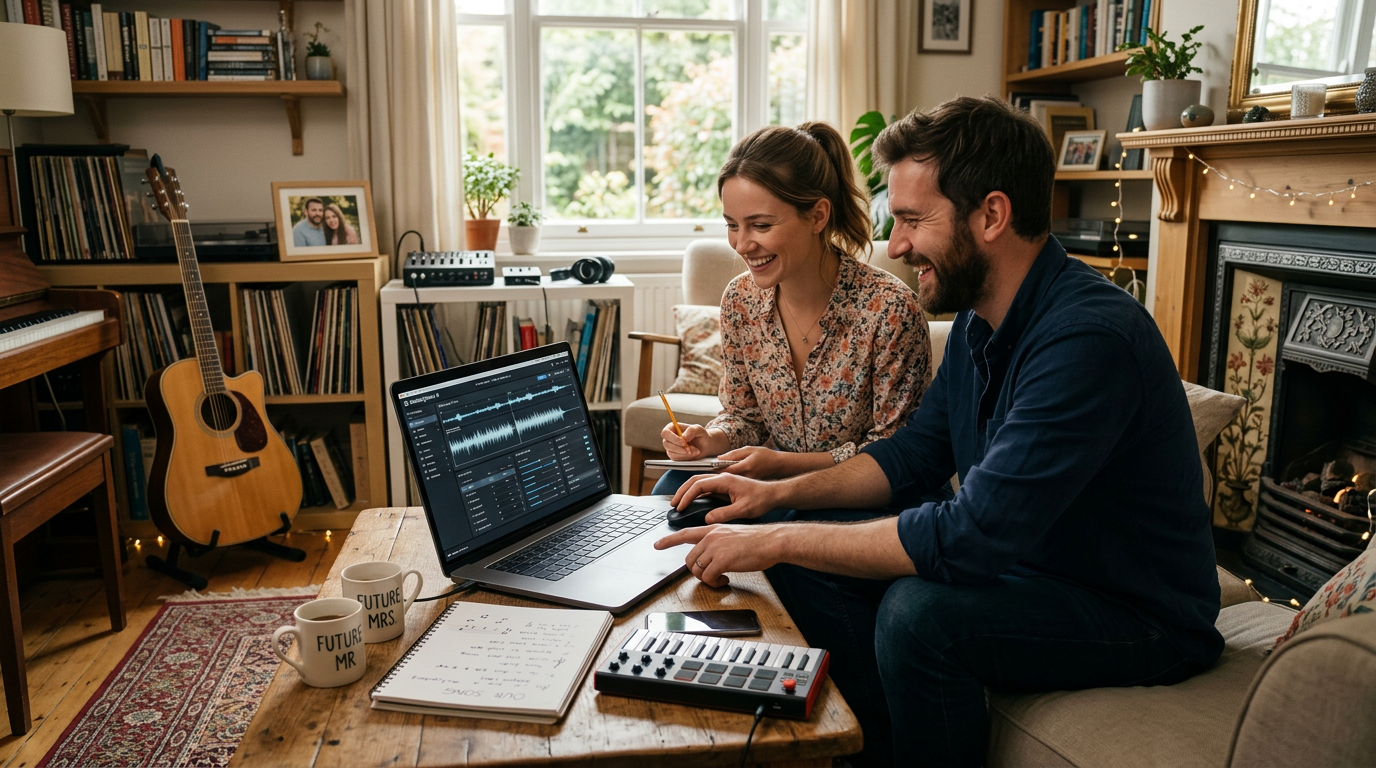 Unforgettable Vows, AI Melodies: Craft Your FREE Custom Wedding Song!